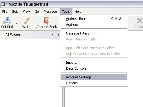 Email Setup - Thunderbird